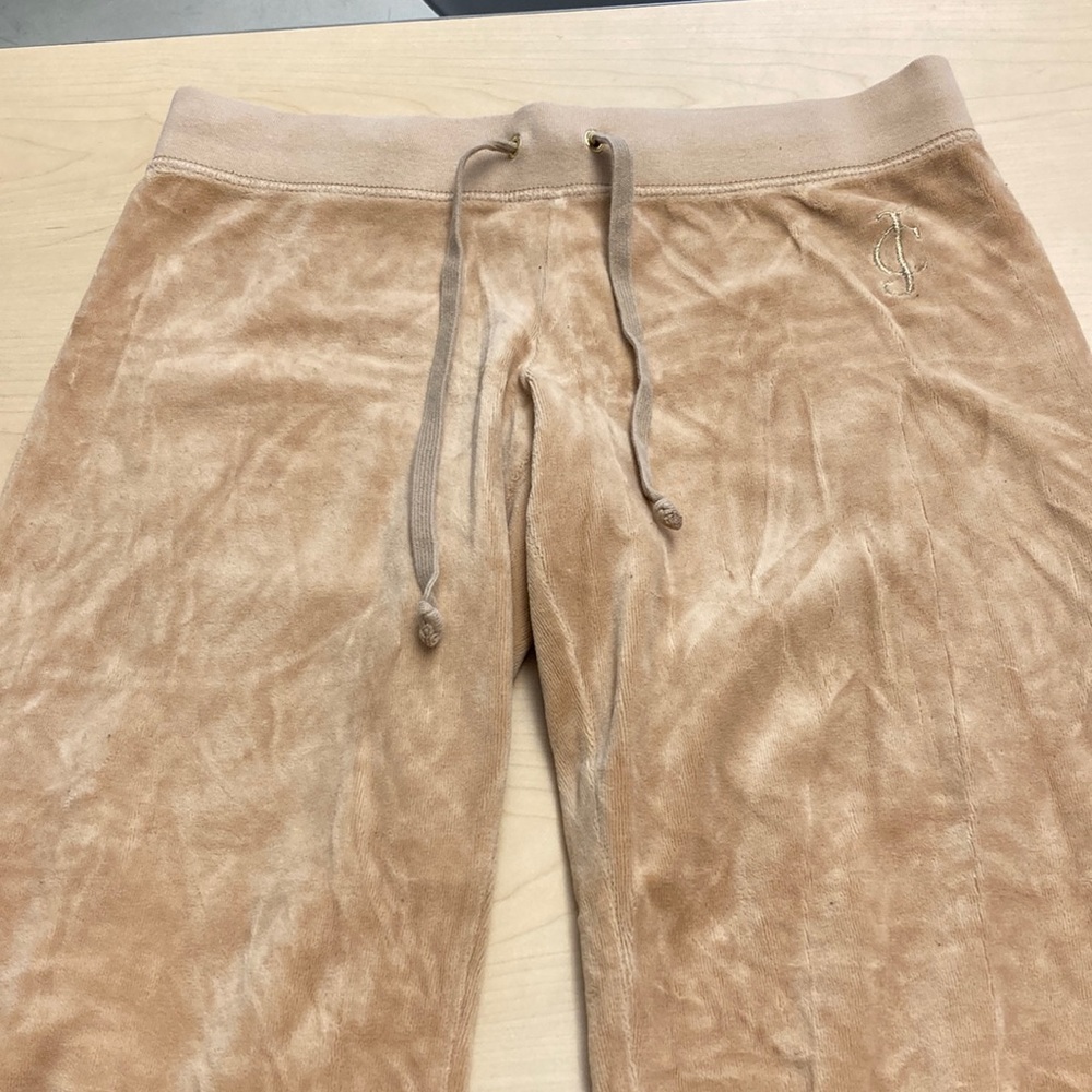 Juicy couture tan velour sweats